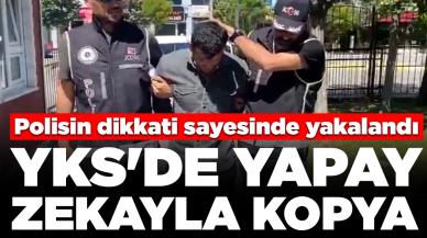 YKS'de yapay zekayla kopya: Polisin dikkati sayesinde yakalandı