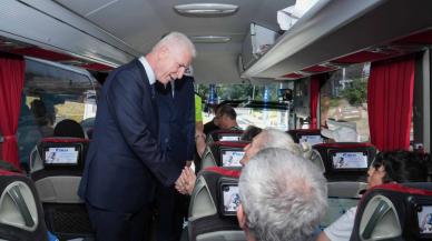 Vali Gül 15 Temmuz Demokrasi Otogarı'nda trafik denetlemesine katıldı