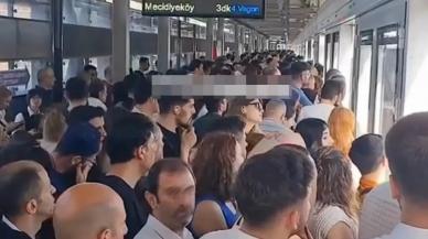 Sabah saatlerinde metro arızası vatandaşlara zor anlar yaşattı