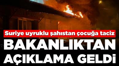 Kayseri'de Suriye uyruklu şahıstan çocuğa taciz: Bakanlıktan açıklama geldi