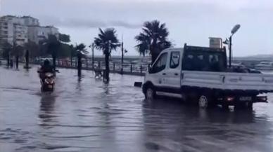 Bursa Mudanya’yı sağanak vurdu!