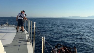 Urla açıklarında 27 düzensiz göçmen yakalandı