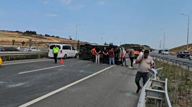 Arnavutköy Havalimanı Yolu'nda feci kaza!