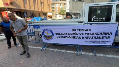 Avcılar'da müşteriye kötü davranan pazarcıya tezgah yasağı getirildi