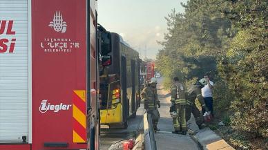 Seyir halindeki İETT otobüsünde yangın çıktı!