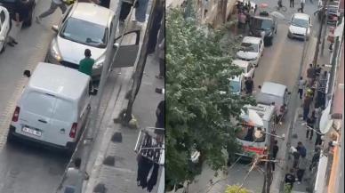 İstanbul'da ters yön kavgası: Tekme ve yumruklar havada uçuştu