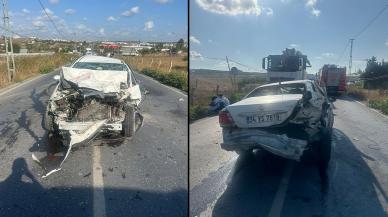 Arnavutköy'de hatalı sollama kazası: 3 yaralı