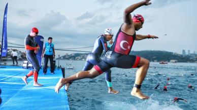 İki kıta arasında düzenlenen tek treatron yarışması Beykoz'da yapıldı