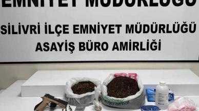 Silivri'de uyuşturucu imalatı ve ticareti yapanlara yönelik operasyon: 2 tutuklama