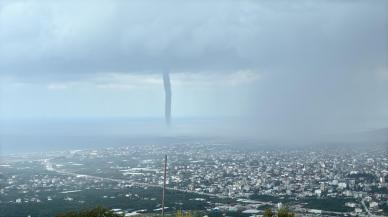 Hatay’da yağış sonrası korkutan hortum: O anlar kamerada