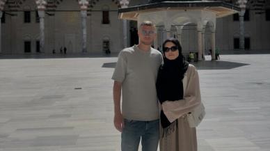 Edin Dzeko ile eşi Amrad Dzeko’dan Çamlıca Camii’ne ziyaret!