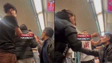 İstanbul'da tramvayda gençler birbirine girdi: O anlar kameada