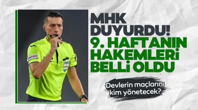 Süper Lig'de 9. haftada görev alacak hakemler açıklandı! TFF o isimleri duyurdu