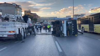 İstanbul Pendik D-100'de faciaya kıl payı!