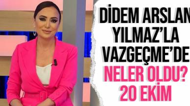 Didem Arslan Yılmaz'la Vazgeçme 20 Ekim Çarşamba 281. bölüm SHOW TV Youtube Canlı İzle