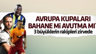 Şampiyonlar Ligi ve Avrupa Ligi bahane mi? 3 büyüklerin Avrupa'daki rakipleri zirvede!