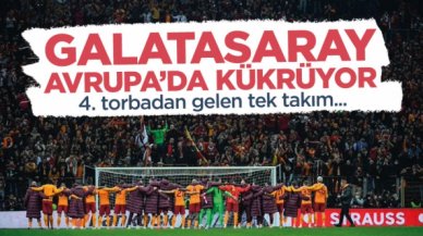 Galatasaray Avrupa'da kükrüyor! O alanda 4. torbadan gelen tek takım olmayı başardı...