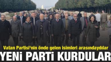 Vatan Partisi'nin önde gelen isimleri Sosyalist Cumhuriyet Partisi'ni kurdu!