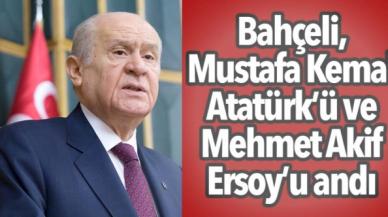 Devlet Bahçeli, Mehmet Akif Ersoy'u andı