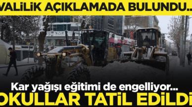 18 Ocak 2022 Salı Van'da yarın (bugün) okullar tatil mi? (Özalp, Saray ve Gevaş)