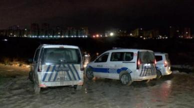 Büyükçekmece'de kazı yapılan arazideki güvenlik önlemleri gece boyunca devam etti