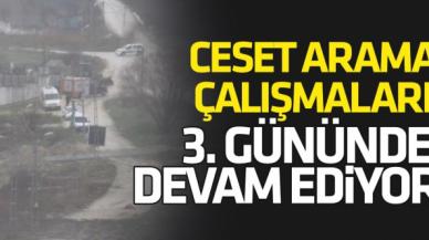 Büyükçekmece'de ceset arama çalışmaları 3. gününde