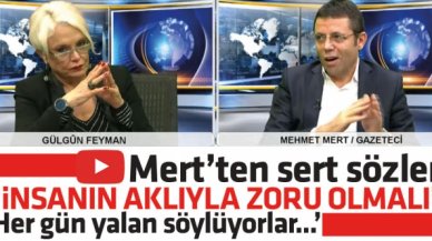 Mehmet Mert: Bunu yapanın aklı ile zoru olmalı