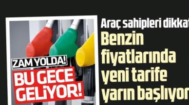 Benzine bu geceden itibaren bir zam daha!