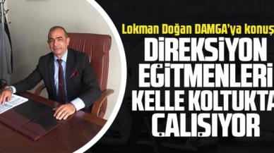 Direksiyon eğitmenleri kelle koltukta çalışıyor