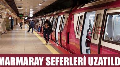 Marmaray seferlerini uzattı