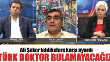 Ali Şeker: Türk doktor bulamayacağız!