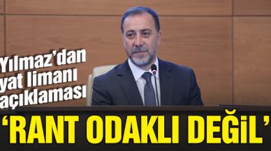 Volkan Yılmaz'dan yat limanı açıklaması: Rant odaklı değil