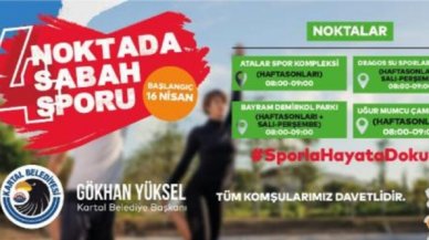 Sağlıklı yaşam bilinçli spor etkinlikleri başlıyor