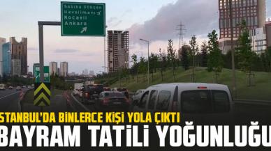 İstanbul'da bayram yoğunluğu başladı