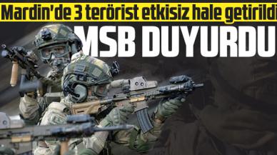 İçişleri Bakanlığı: Mardin'de 3 terörist etkisiz hale getirildi