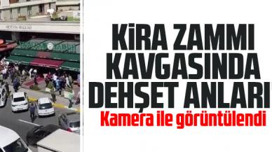 Kira zammı kavgasındaki kavgada dehşet anları