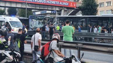 Avcılar'da facia gibi metrobüs kazası!