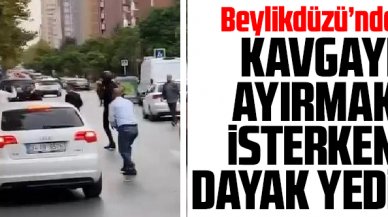 Düğün çıkışı kazasındaki kavgayı ayırmak isterken dayak yedi