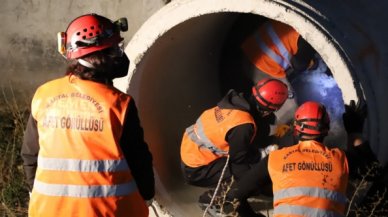 Kartal’da afetlere karşı gece tatbikatı yapıldı