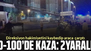 Zeytinburnu D-100'de kaza: 2 yaralı