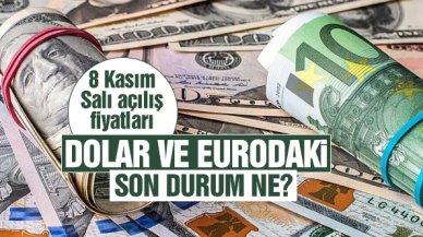 8 Kasım 2022 Salı dolar ve euro güne nasıl başladı? Alış ve satış fiyatları