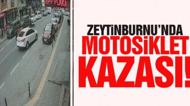 Zeytinburnu'nda motosiklet kazası