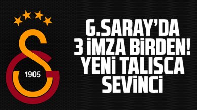 Galatasaray'da 3 imza birden! Yeni Talisca sevinci