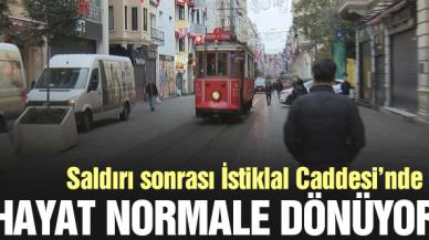 İstiklal Caddesi'nde hayat normale dönüyor