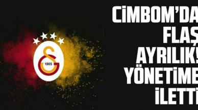 Galatasaray'da flaş ayrılık! Yönetime bildirdi