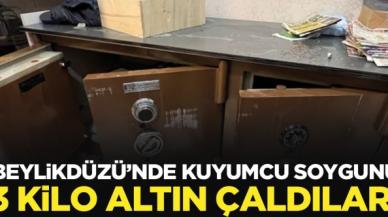 Beylikdüzü'nde büyük soygun; 3 kilo altın çaldılar!