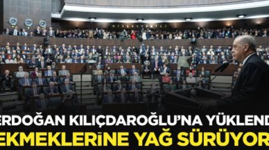 Cumhurbaşkanı Erdoğan: Ekmeklerine yağ sürüyor!