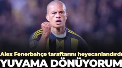 Alex'in attığı tweet Fenerbahçe taraftarını heyecanlandırdı