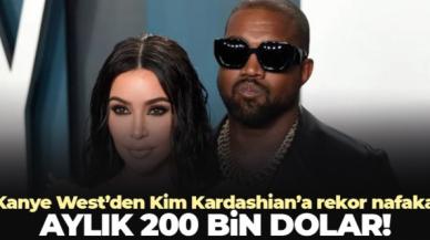 Kanye West'den Kim Kardashian'a rekor nafaka ücreti! Aylık 200 bin dolar