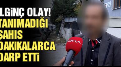 Ne günlere kaldık! Tanımadığı kişi dakikalarca darp etti